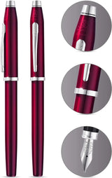 Cross Century II Fountain Pen – Translucent Plum Lacquer (Rhodium Trim) | AT0086-114