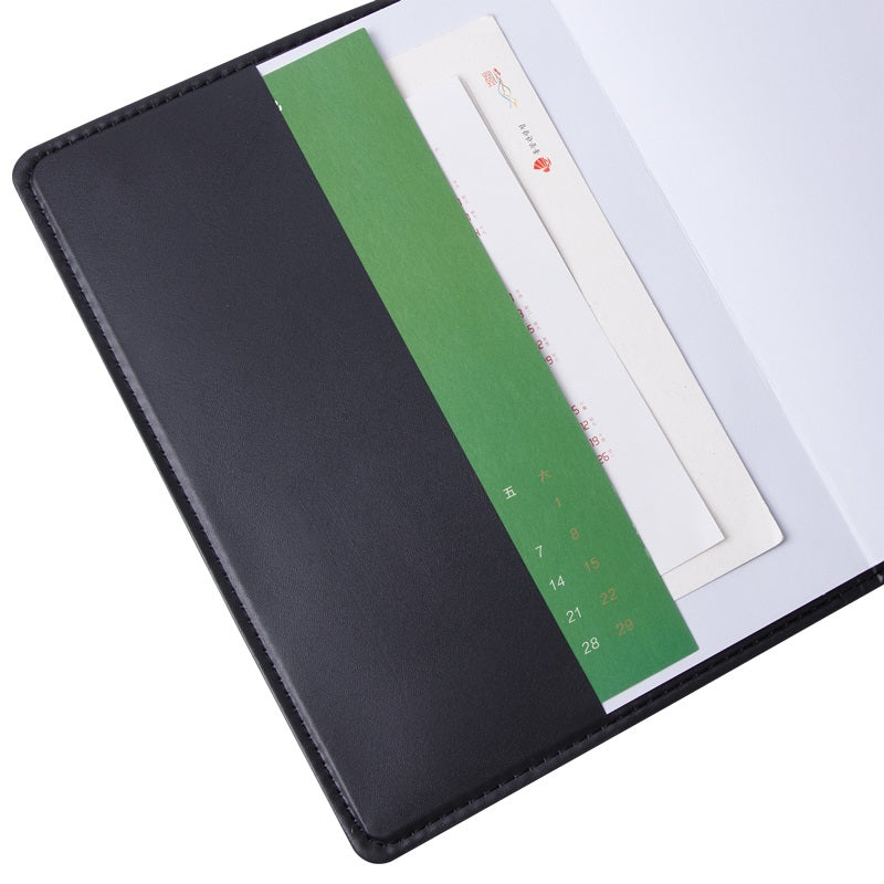 Deli E7901 Hard Leather Cover 25K Notebook – 80 Sheets