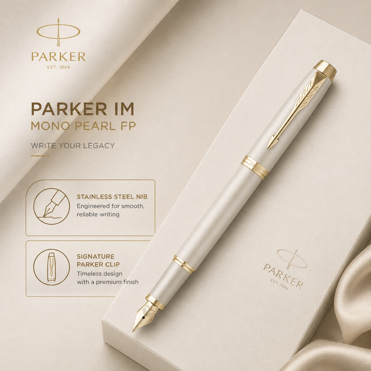 Parker IM Monochrome Fountain Pen