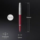 Parker 51 Rebirth Fountain Pen – Burgundy with Chrome Trim | Premium Fountain Pen
