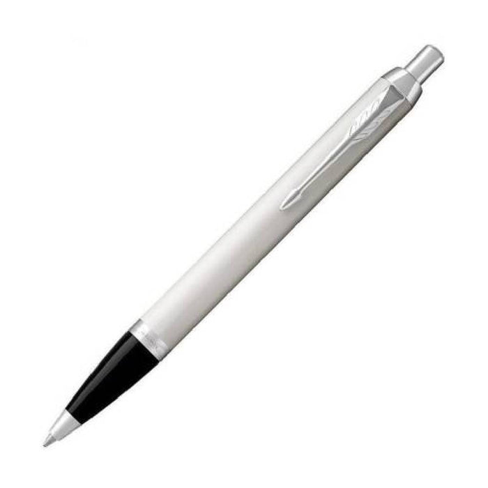 Parker IM Core Ballpoint Pen – White | Chrome Trim