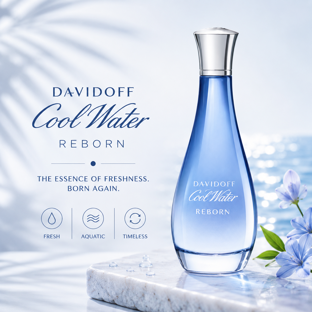 Davidoff Cool Water Reborn Eau de Toilette – Women 100ml