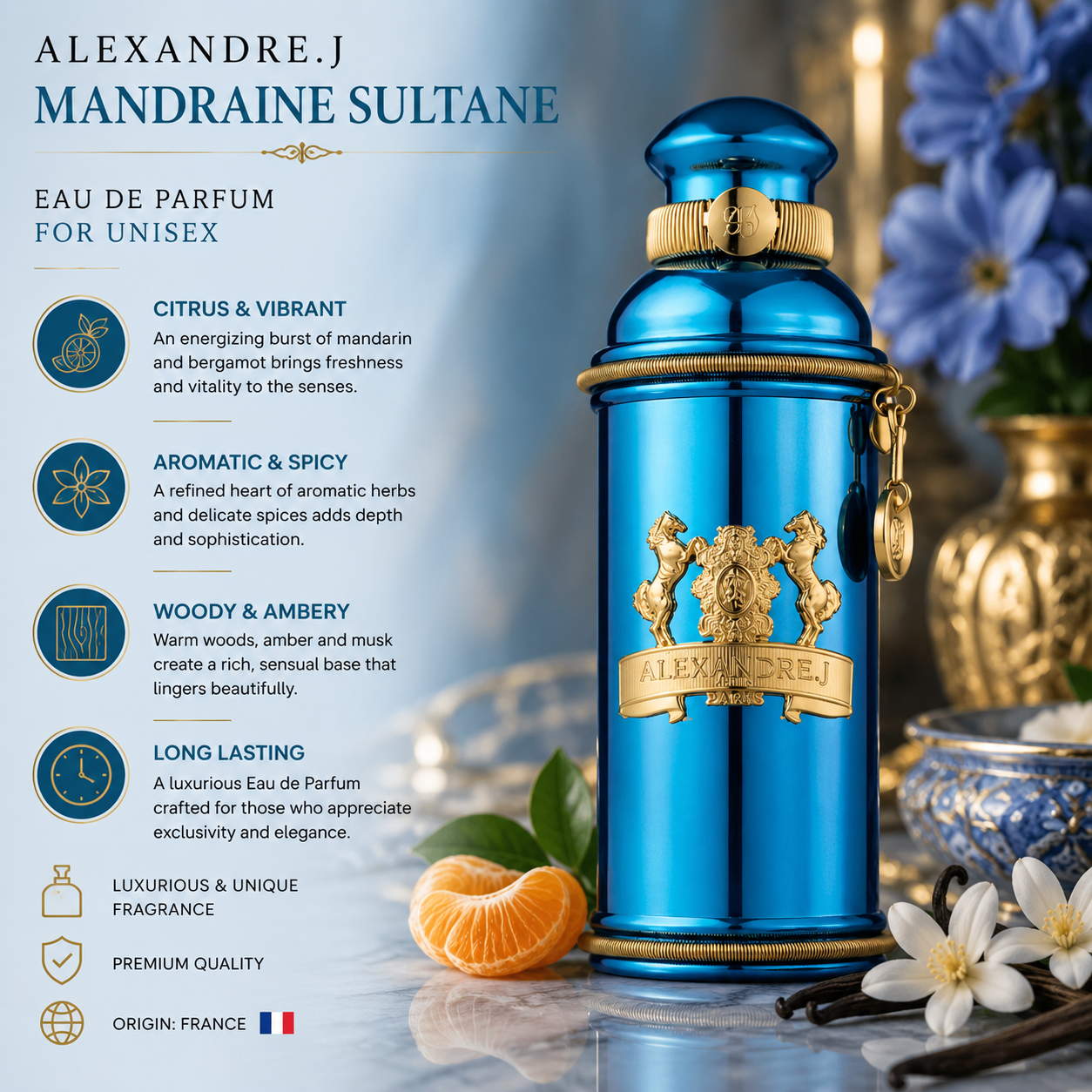 Alexandre.J Mandraine Sultane For Unisex EDP 100Ml