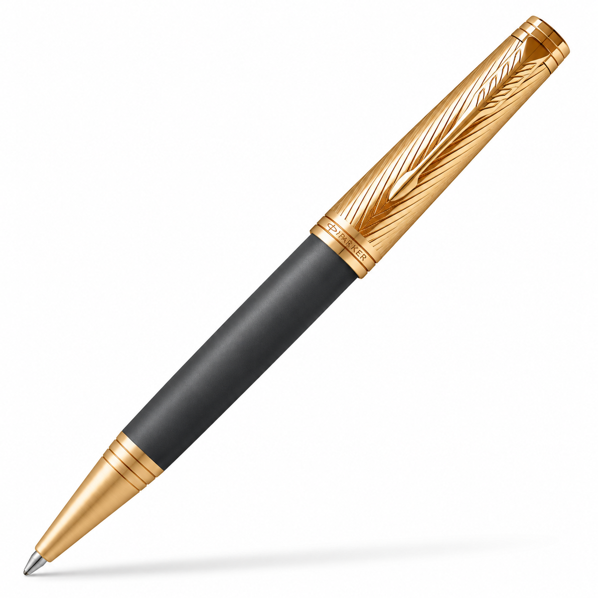 Parker Premier Custom Storm Grey GT Ballpoint Pen