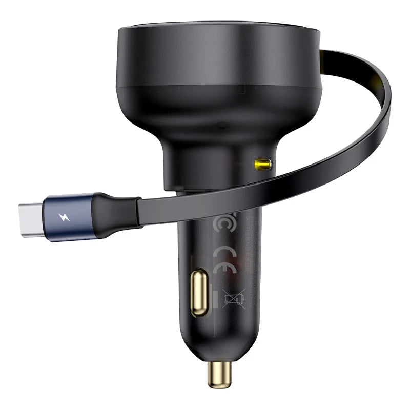 Baseus 60W Car Charger – Dual Port Fast Charging