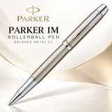 Parker IM Rollerball Pen – Brushed Metal CT