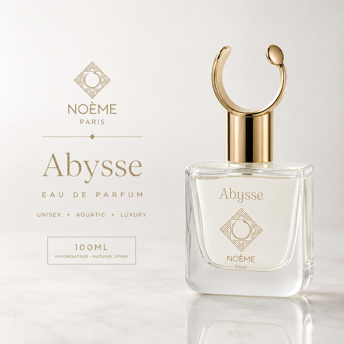 Noème Paris Abysse – Eau de Parfum 100ml | Unisex Aquatic Luxury Fragrance