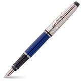 Waterman Expert Blue Obsession ST Fountain Pen – Premium Writing Instrument