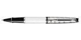 Waterman Expert Deluxe White CT Rollerball Pen – Premium Writing Instrument