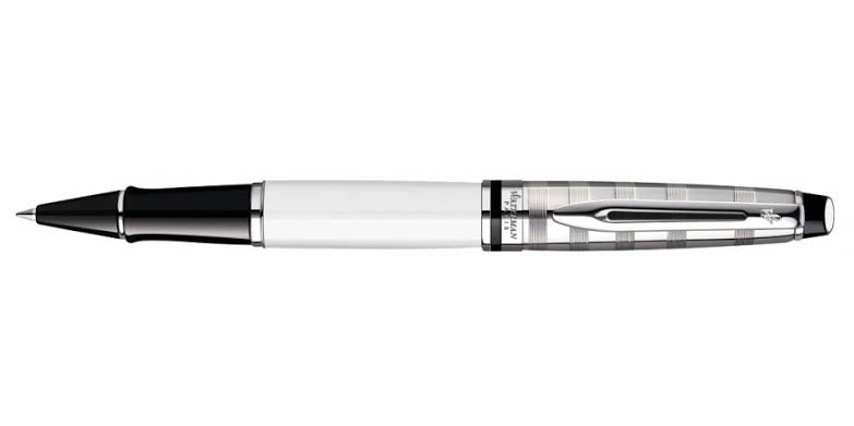 Waterman Expert Deluxe White CT Rollerball Pen – Premium Writing Instrument