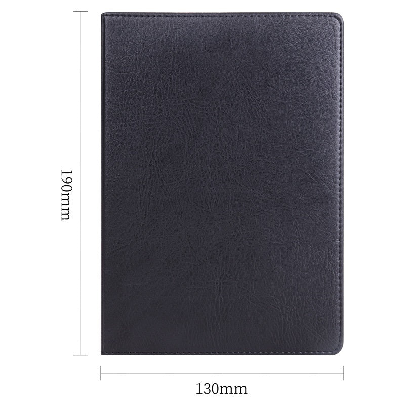 Deli E7902 Hard Leather Cover 32K Notebook – 80 Sheets