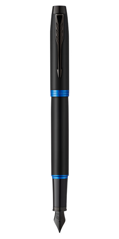 Parker IM Vibrant Ring Fountain Pen – Blue | Premium Fountain Pen