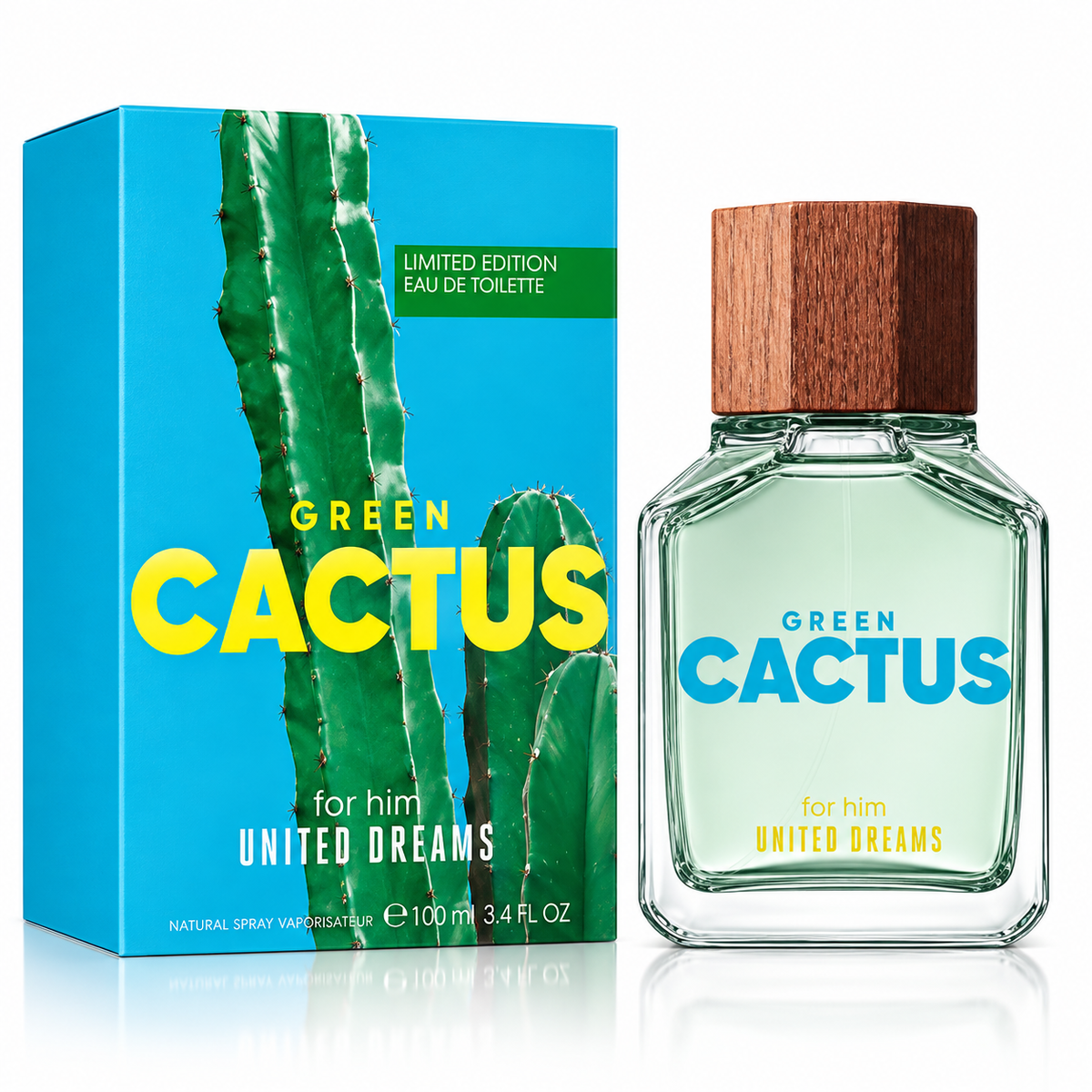 Benetton Masculino Cactus Limited Edition – EDT 100ml