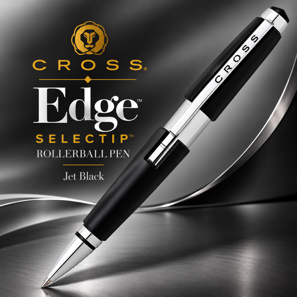 Cross Edge Selectip Rollerball Pen – Jet Black