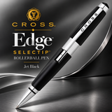 Cross Edge Selectip Rollerball Pen – Jet Black