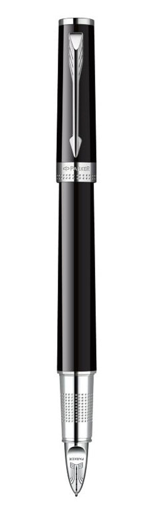 Parker Ingenuity Slim 5th Technology Rollerball Pen | Black Lacquer CT, Fine
