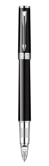 Parker Ingenuity Slim 5th Technology Rollerball Pen | Black Lacquer CT, Fine