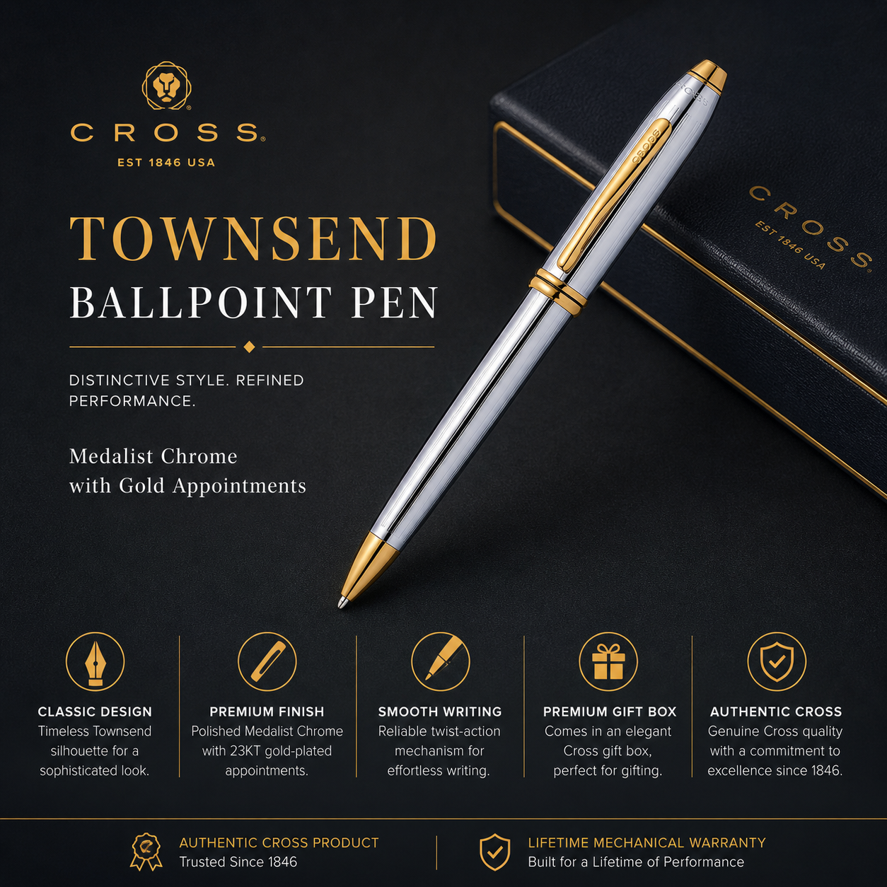 Cross Townsend Medalist Ballpoint Pen