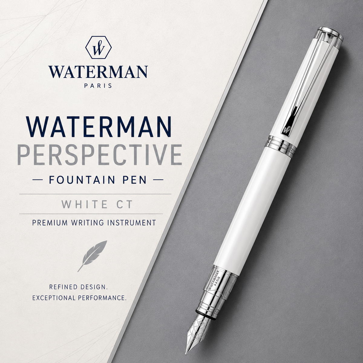 Waterman Perspective White CT Fountain Pen