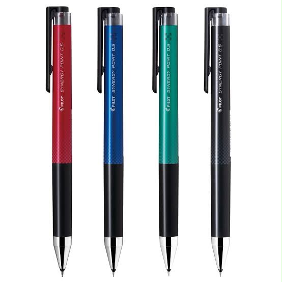 Pilot Synergy Point Refillable Retractable Gel Pen – 0.5mm, Assorted Colours