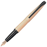 Cross ATX Brushed Rose Gold PVD Fountain Pen – Etched Diamond Pattern | 886-42