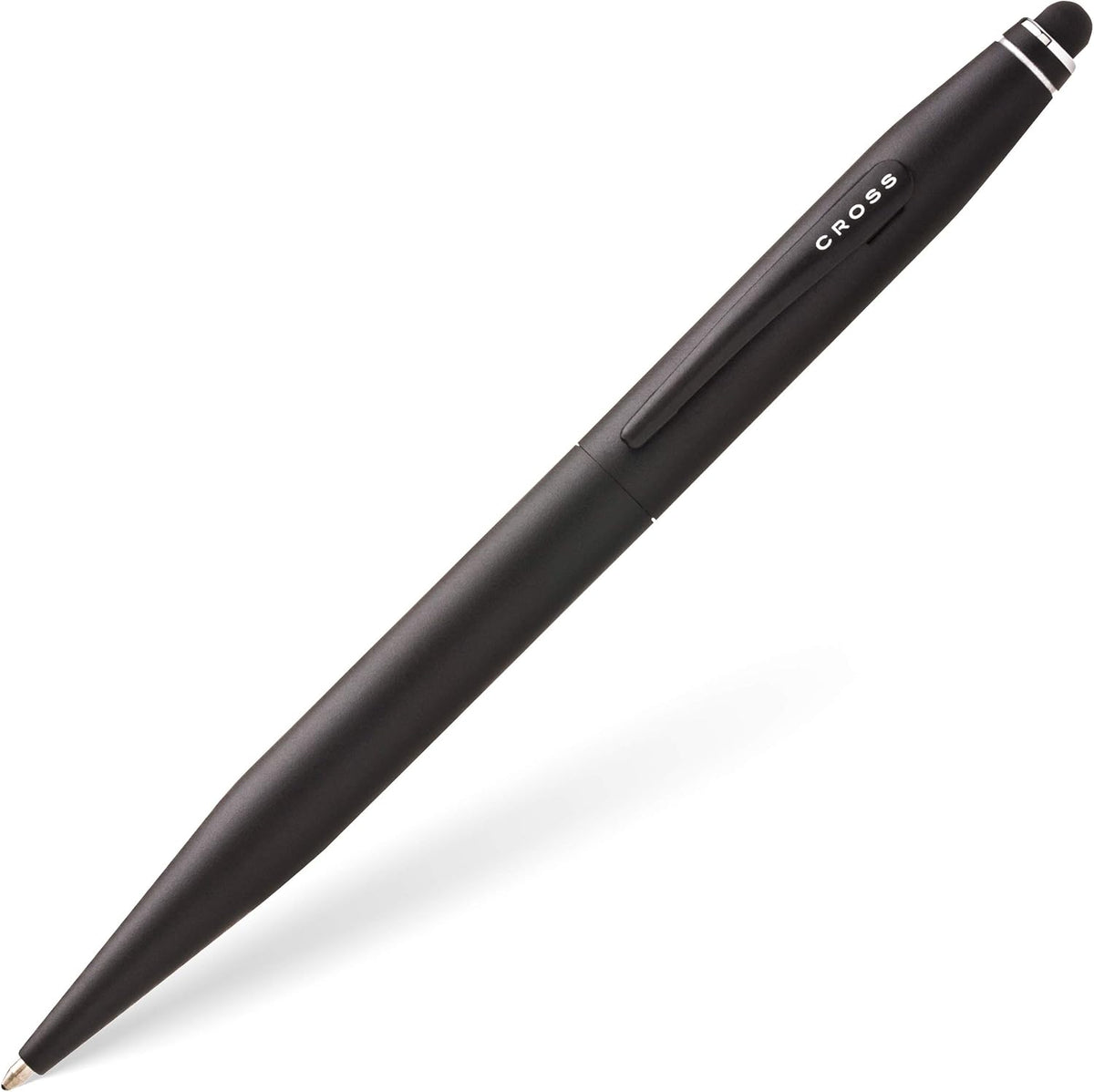 Cross Tech2 Satin Black Ballpoint Pen with Stylus (AT0652-1)