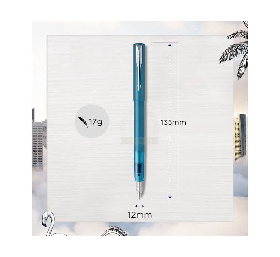 Parker Vector XL Fountain Pen – Teal Blue