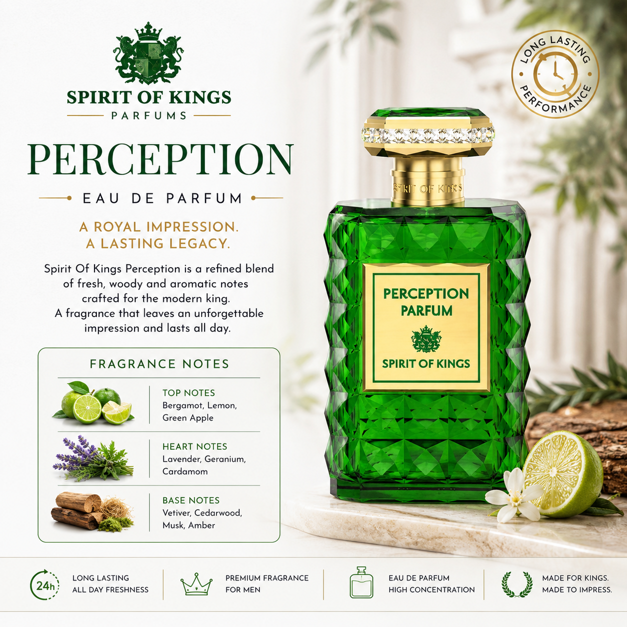 Spirit Of Kings Perception EDP 100Ml