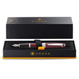 Cross Bailey Fountain Pen | Red Lacquer with Polished Chrome Appointments