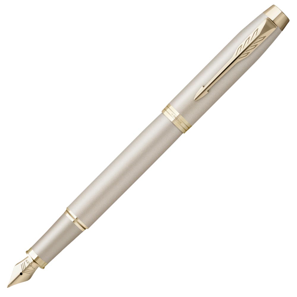 Parker IM Monochrome Fountain Pen – Champagne Finish