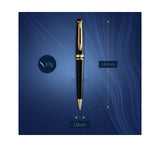 Waterman Expert Black GT Ballpoint Pen – Premium Writing Instrument
