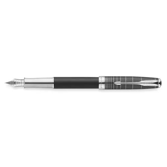 Parker Sonnet Great Expectations Special Edition Contort Black Ciselé CT Fountain Pen – 18K Gold Nib