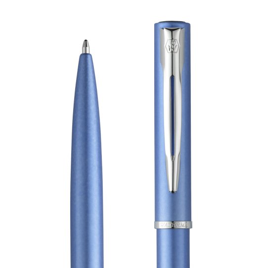 Waterman Allure Ballpoint Pen – Blue Chrome Trim (CT)