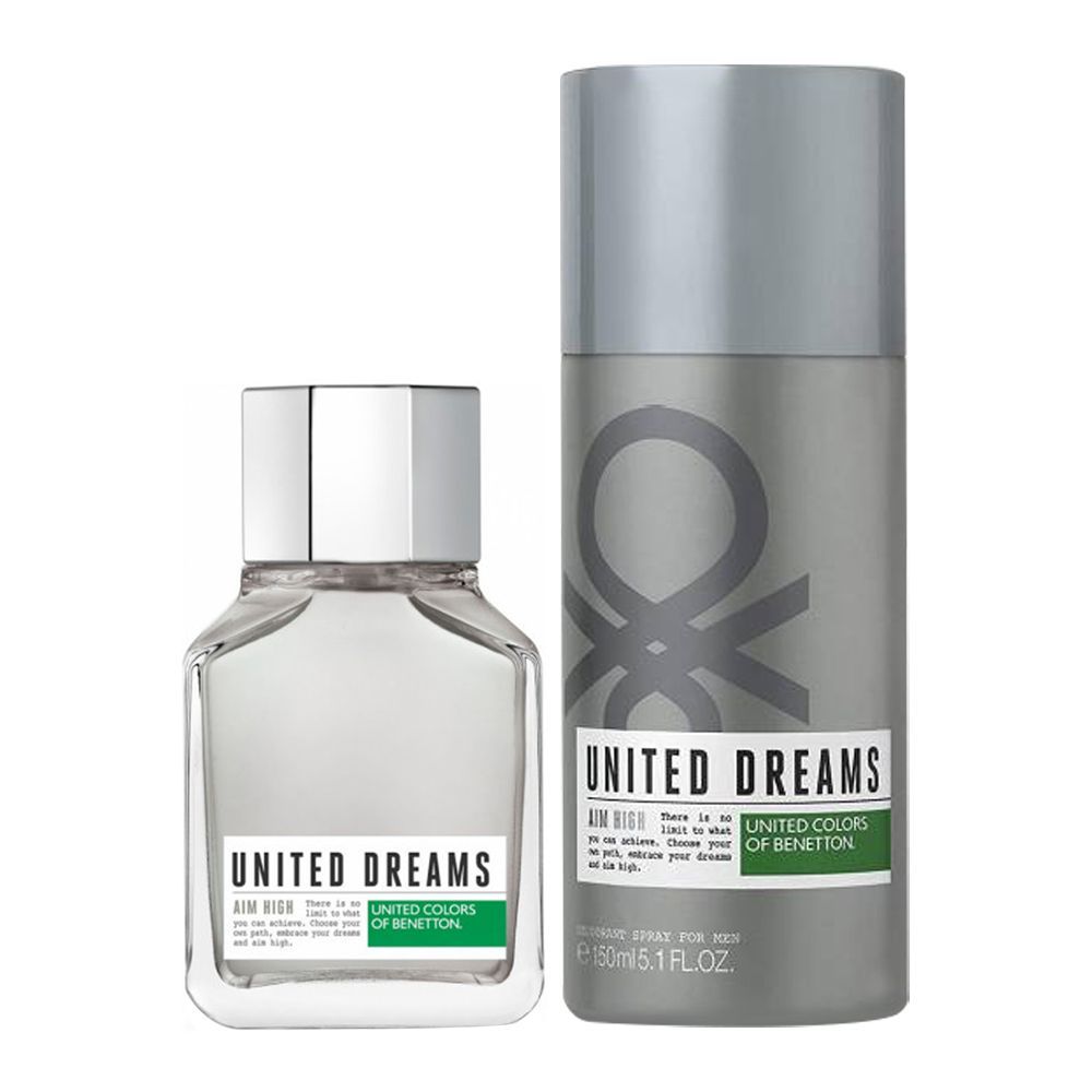 Benetton Aim High EDT 100ml + Deodorant 150ml Gift Set