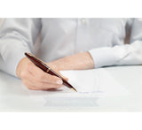 Waterman Carène ballpoint pen, marine amber with gold trim, additional view 3