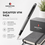 Sheaffer VFM 9424 Fountain Pen — Matte Grey | Medium Nib