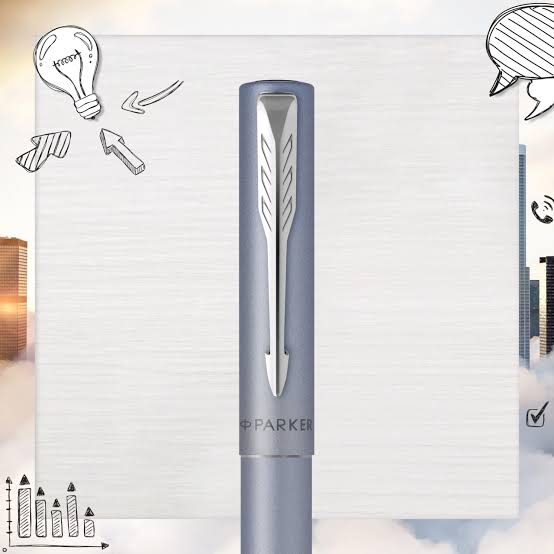 Parker Vector XL Rollerball Pen – Silver Blue