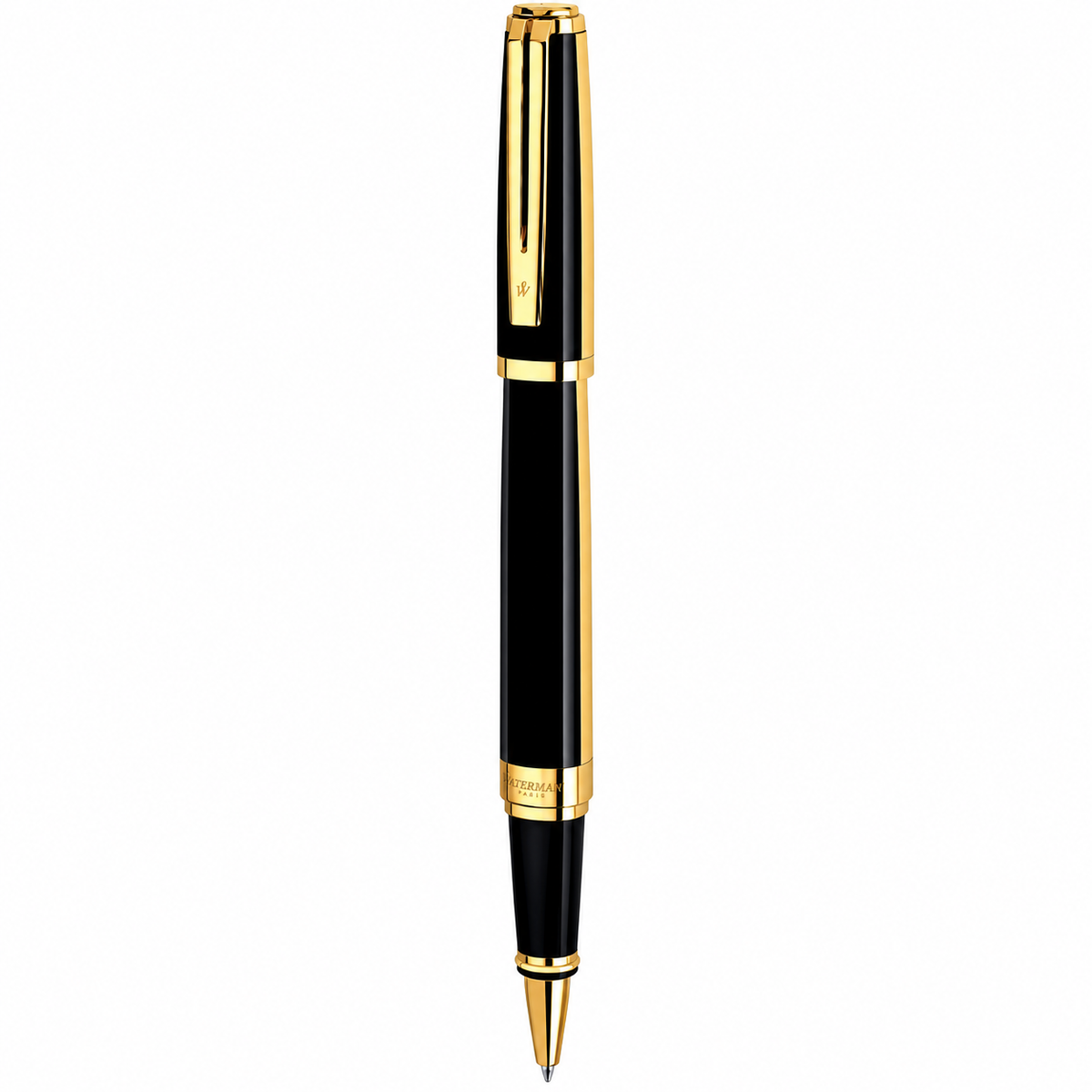 Waterman Exception Night & Day Gold Rollerball Pen – 23K Gold Plated Trim