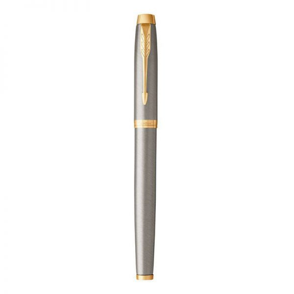 Parker IM Fountain Pen – Brushed Metal GT