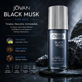 Jovan Black Musk for Men Eau de Cologne – 88ml