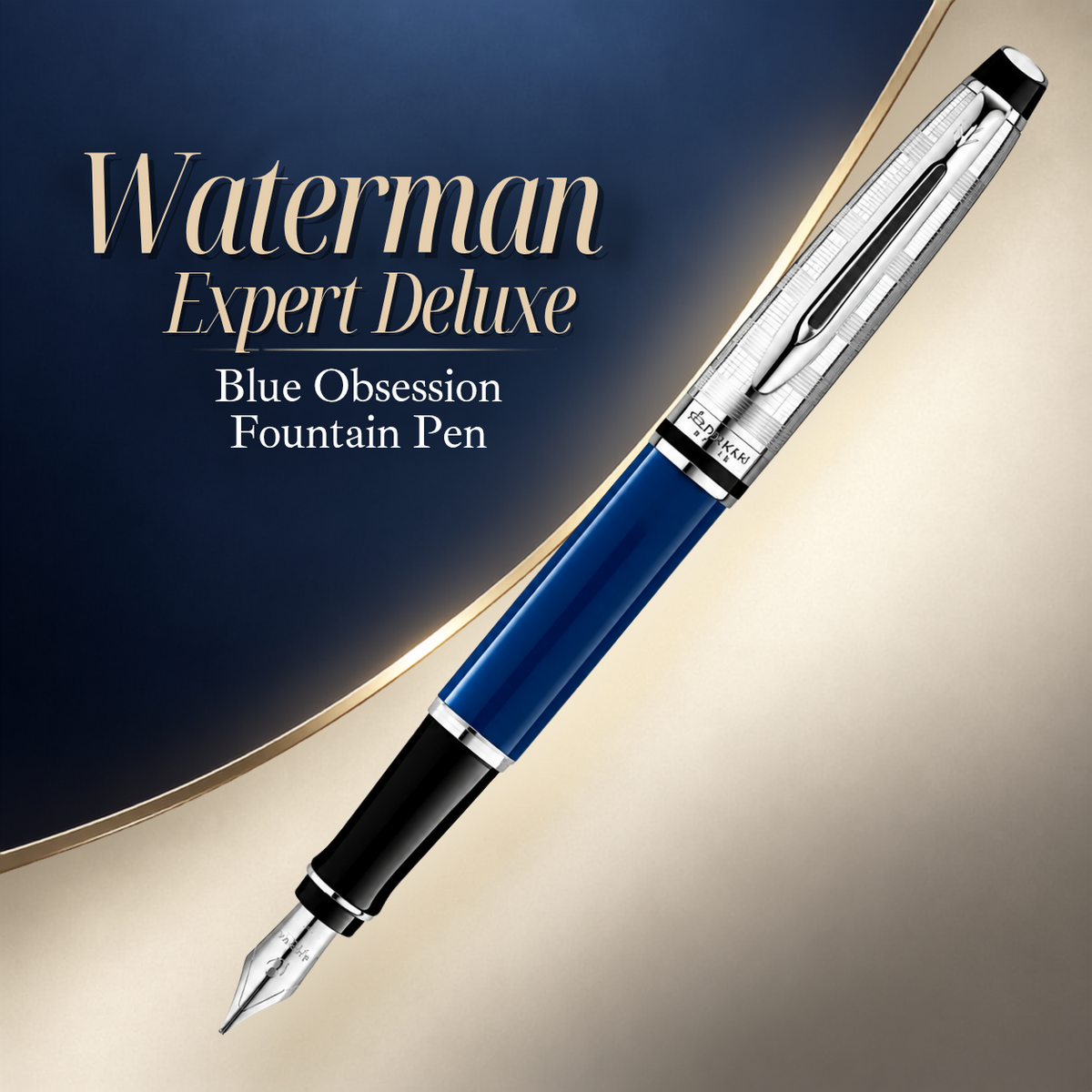 Waterman Expert Deluxe Blue Obsession Fountain Pen