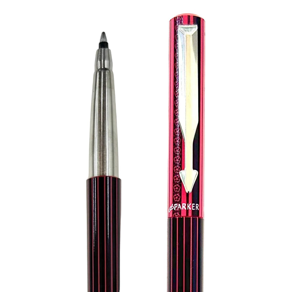 Parker Vector CT Rollerball Pen – UK Mania Stripes Edition | Blue & Black Ink | Made in UK