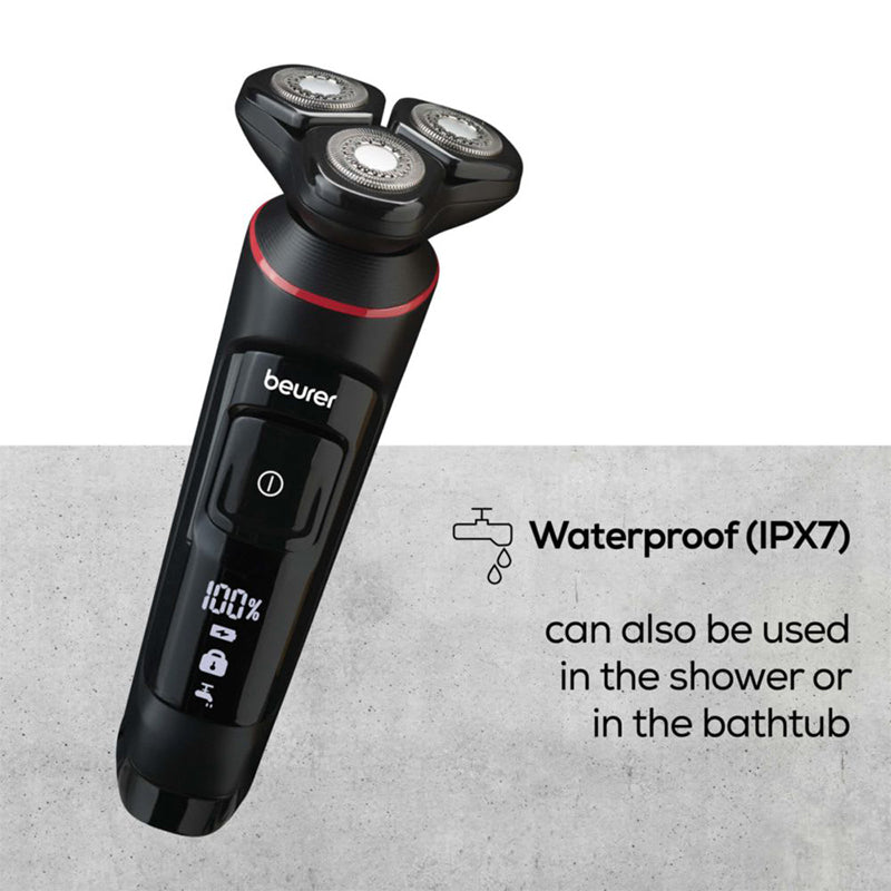 Beurer Rotary Shaver MN8X – Wet & Dry Cordless Electric Shaver