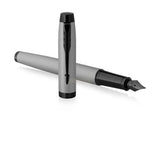 Parker IM Fountain Pen – Matte Grey with Black Trim