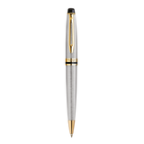 Waterman Expert Ballpoint Pen – Stainless Steel with Gold Trim