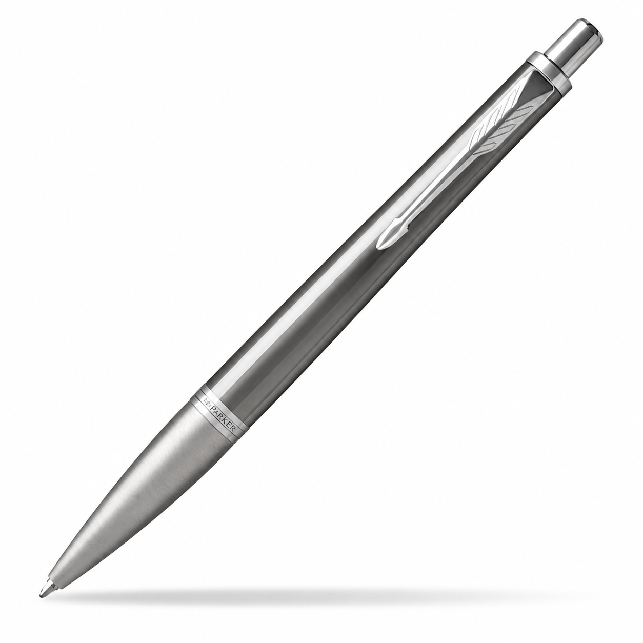 Parker Urban Premium Silvered Powder Cap CT Ballpoint Pen
