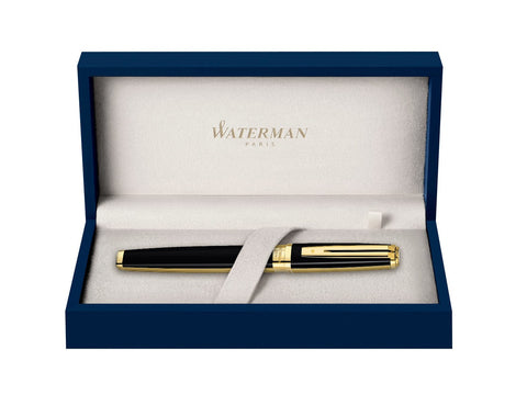 Waterman Exception Night & Day Gold Rollerball Pen | 23K Gold Plated Trim