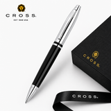 Cross Calais Ballpoint Pen – Black Lacquer & Polished Chrome