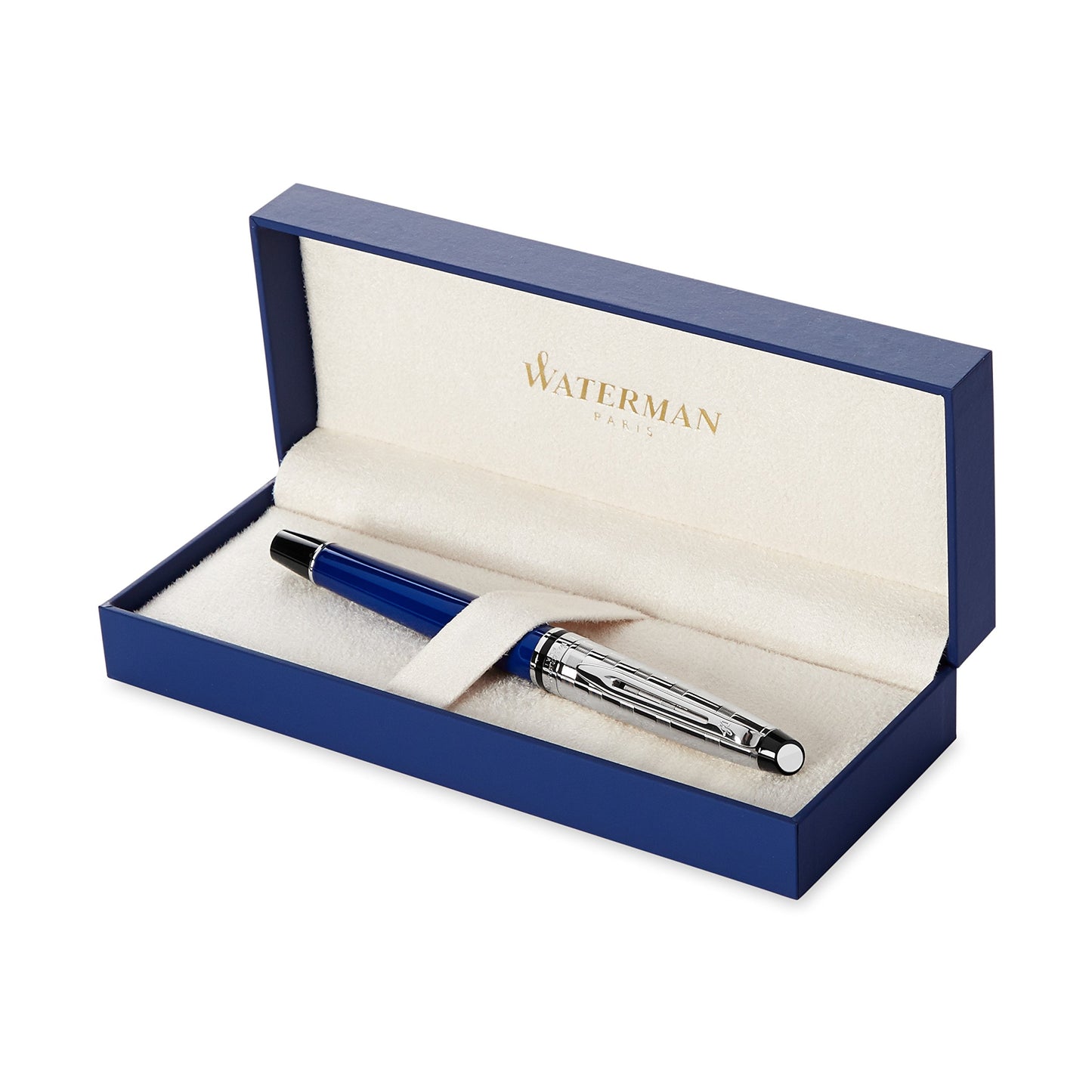 Waterman Expert Blue Obsession ST Fountain Pen – Premium Writing Instrument