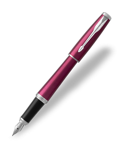 Parker Urban Metro Vibrant Magenta Chrome Trim Fountain Pen